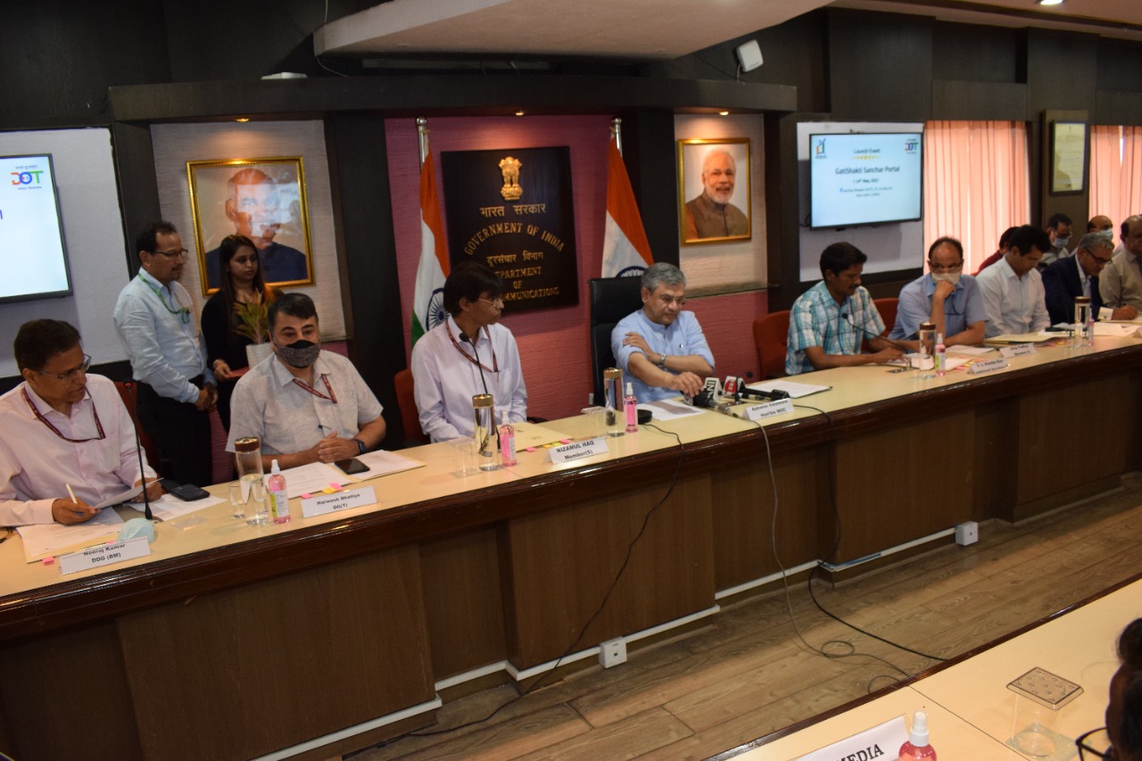 Gatishakti Sanchar Portal Launch Event - 14 May 2022