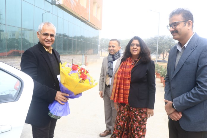 Visit of Dr. Neeraj Mittal, Chairman DCC & Secretary (Telecom) during Common Induction Training