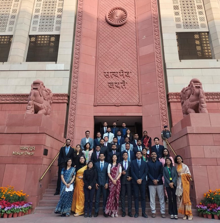 Officer Trainees of IRRS 2021- 2022 Batch visit to DCPW New Delhi Induction Training Program