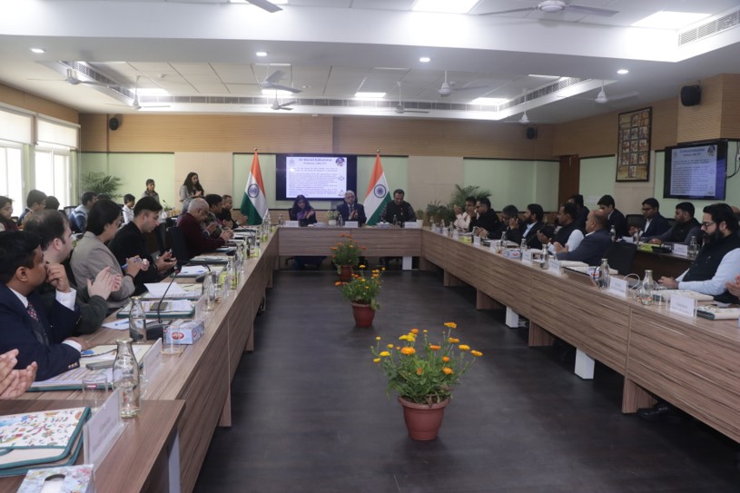 Visit of Sh. Manish Sinha, Member (F) for inauguration of Capacity Building Workshop on WTO Issues and Electronics & Telecom Sector In India