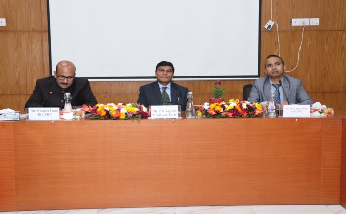 Visit of Sh. P D Vaghela, Chairman TRAI to Inaugurate  Common Induction Training of IP&TAFS, IRRS & ITS